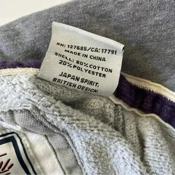 Superdry Classic Union Workwear Supplies Full Zip Y2K Hoodie Men Gray Size L - Picture 7 of 11